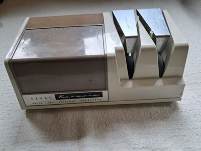 VTG Kenmore Sears Electric Knife & Scissors Sharpener Model 317.83520 USA WORKS