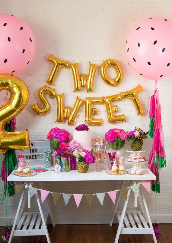 Pannudesign 16-Inch Rose Gold Foil Letter Balloons – Any Age/Name – Birthday Or Wedding Decoration