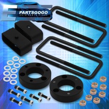 For 07-23 Chevy Silverado Gmc Sierra 2.5 Front 2 Rear Leveling Lift Kit Black