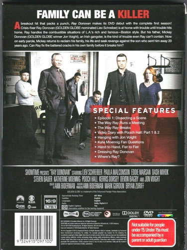RAY DONOVAN: SEASON ONE - Lev Schreiber , Eddie Marsan- NEW 4 DVDs - Picture 2 of 2
