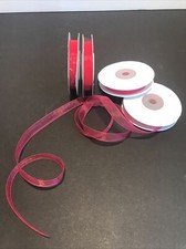 Pink 3/8  Organza Ribbon 44 Yards