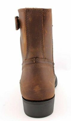 Men's Harley Davidson Trent Work Distressed Brown Zip On Riding