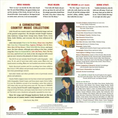 LEFTY FRIZZELL - EIN ARTIKEL AUS DEM LEBEN: DIE KOMPLETTEN AUFNAHMEN [10/19] NEUE CD