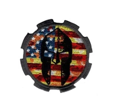 Spartan USA Flag Tactical Milspec Hook Patch 