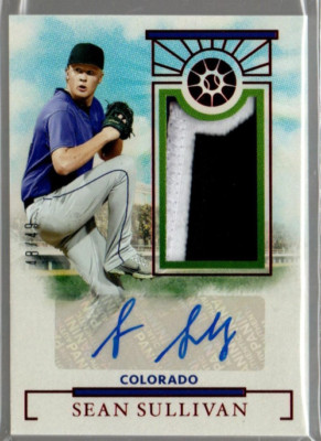 2024 Panini Boys of Summer Prospect Material Sign Red #31 Sean Sullivan Auto /49