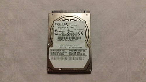 Toshiba MK1255GSX 120GB HDD 2,5", 3 Stück