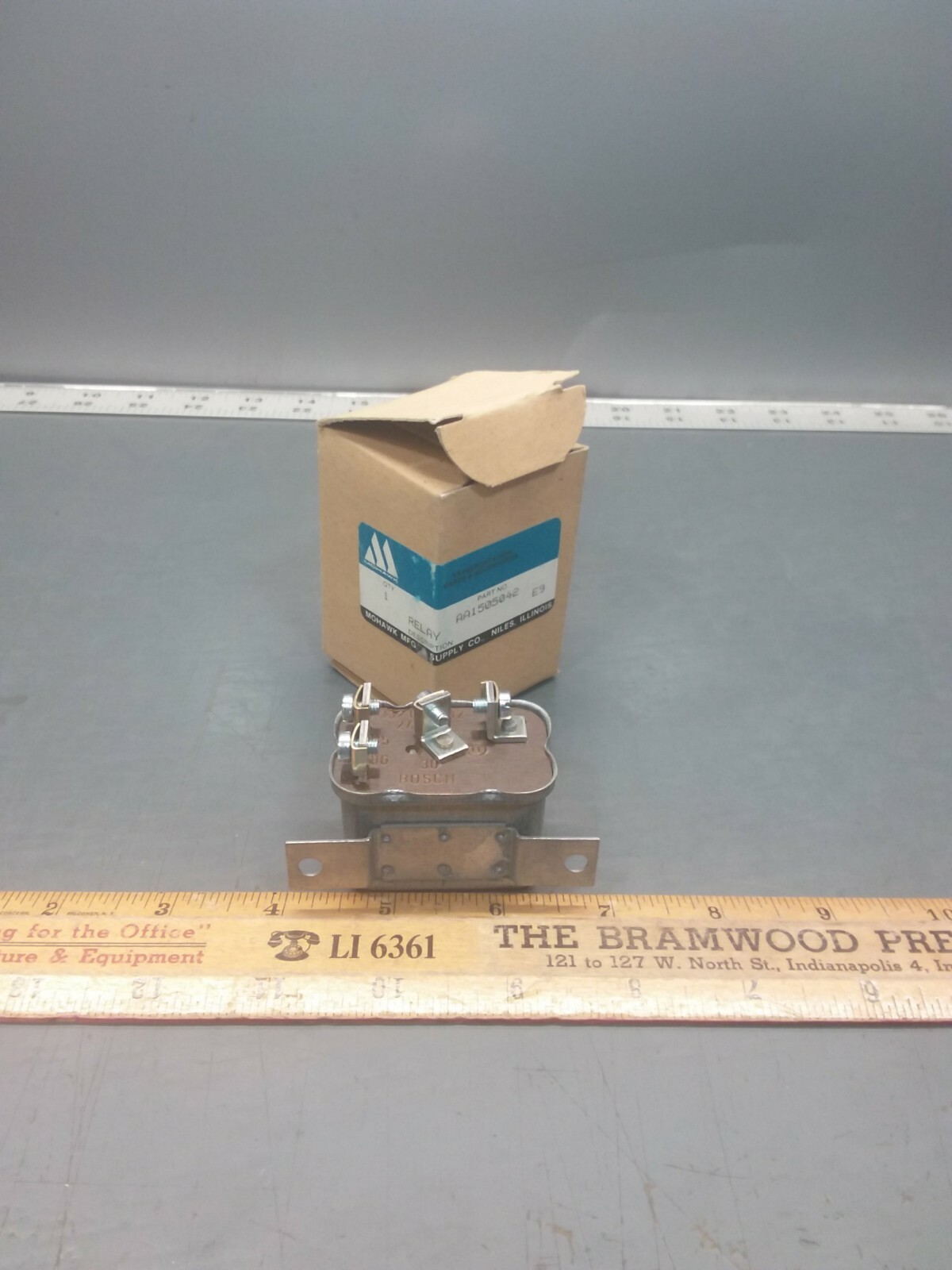 NOS Genuine Bosch 0 332 003 012 Relay, 24V. Mohawk Mfg AA1505042