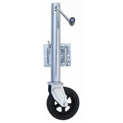 Tough Guy Swing-Up Trailer Jack - 1,500 lbs, 21'' Lift, Locking Pin & Smooth Grip