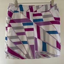 Adidas Geometric Patterned Athletic Skirt