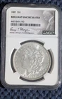 1887 Morgan Silver Dollar Brilliant Uncirculated NGC