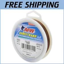 Versatile Stainless Steel Fishing Leaders - 90lb Test, Camo Wire, 30ft to 1000ft