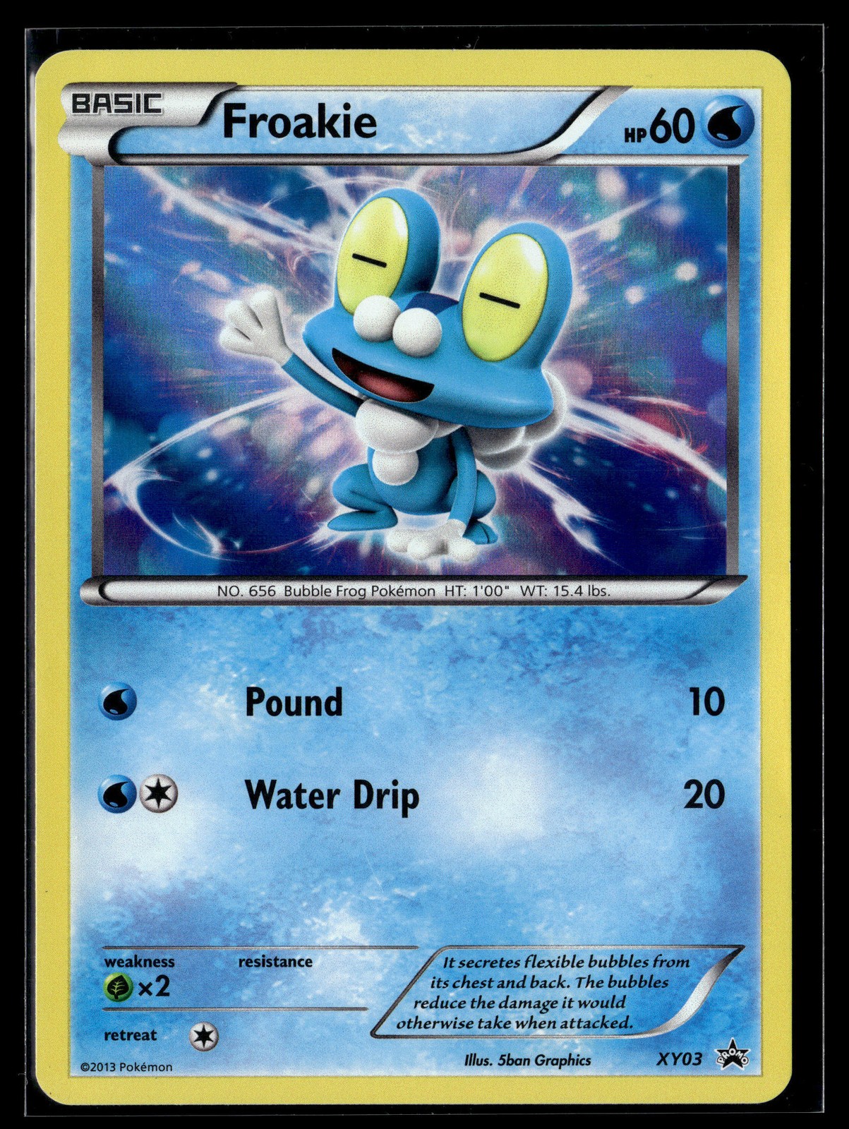 Pokemon TCG XY Promos #XY03 Froakie Holo