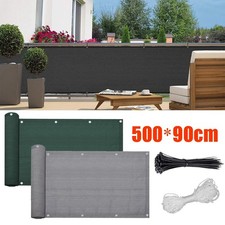 Garden Privacy Screen Fence Netting 95% UV Shades Windbreak Mesh Outdoor Balcony
