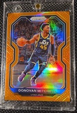 2020-21 Panini Prizm - Donovan Mitchell #67 Orange Wave Prizm /49