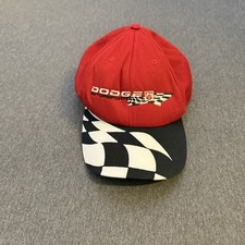 Dodge Motorsports Hat OSFA Red SnapBack Vintage Made In USA Racing