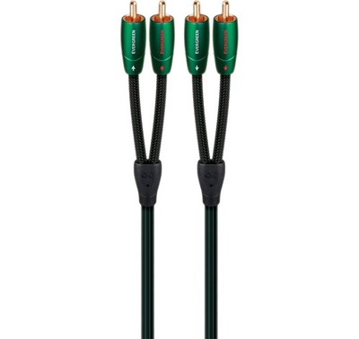 AudioQuest Evergreen 3m (9.84 ft.) RCA to RCA Analog Audio Interconnect Cable