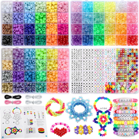 4026 Perlen FüR ArmbäNder, Funtopia 72 Farben Pony Beads Bastelset Mit Buchstabe
