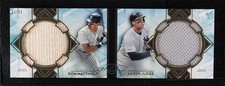 2020 Diamond Icons Dual Player Relic Book 2/10 Don Mattingly Aaron Judge 05bt