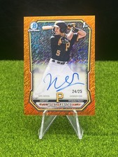 2026 Bowman Chrome Wyatt Sanford Orange Shimmer 1st Prospect Auto 06/25 SSP