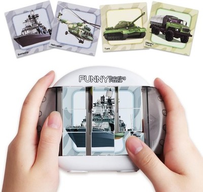Kids Rotating 3D Puzzle Toy 4 in 1 Fidget Travel Game Educational Motor Skills