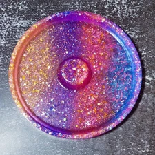 Glow In The Dark Rainbow Color Handmade Incense Holder Home Decor