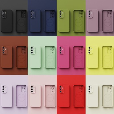 Magsafe Hülle für Samsung Galaxy S26 S25 S24 S23 Ultra Liquid Silikon Handy Case