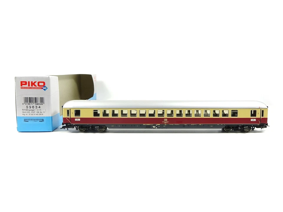Roco H0 Personenwagen 1. Kl. TEE Rembrandt DB m. Licht aus Set 64074 - Bild 2 von 4
