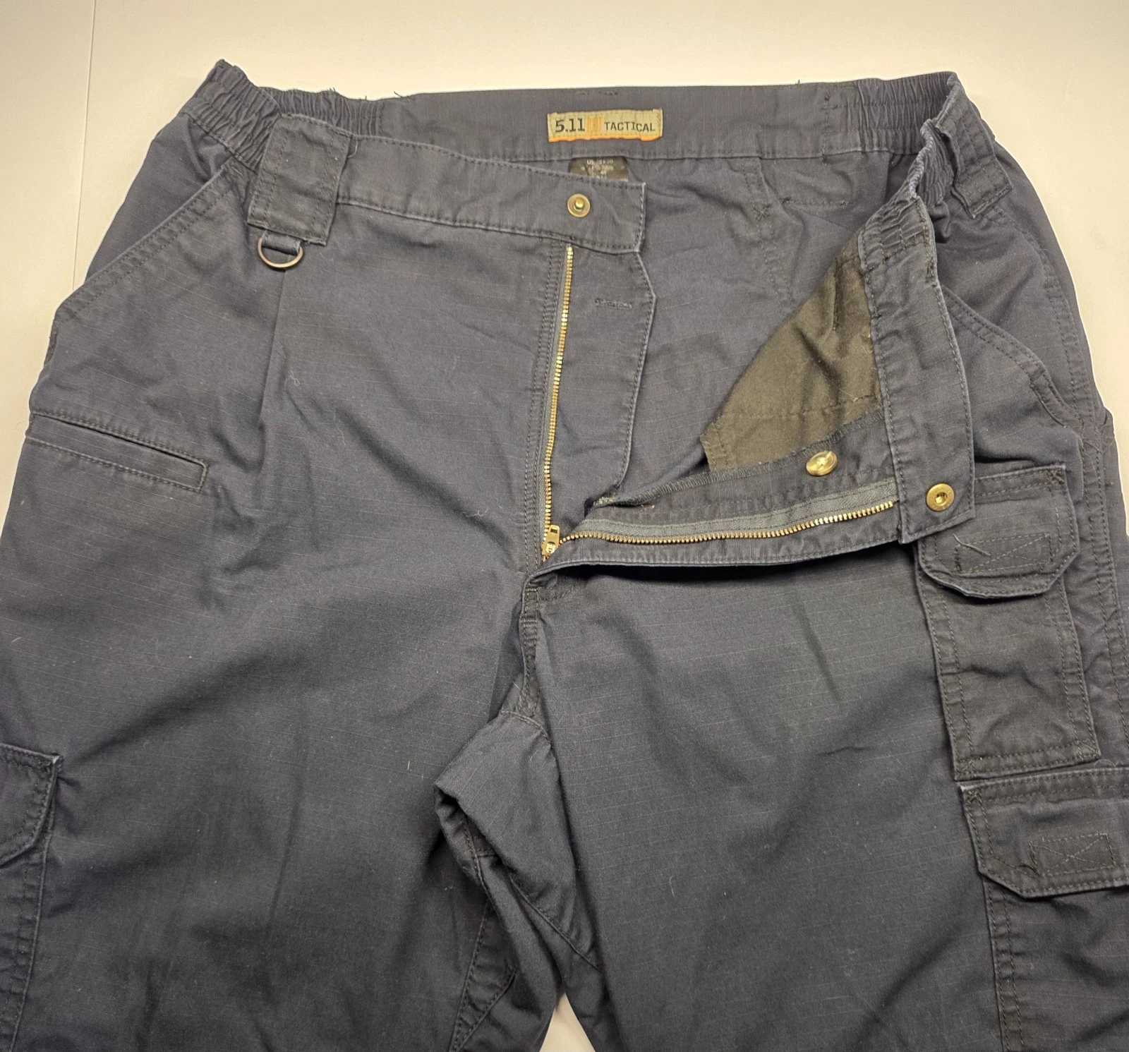 5.11 Tactical Mens Size 38x30 Blue Rip Stop Cargo Pants