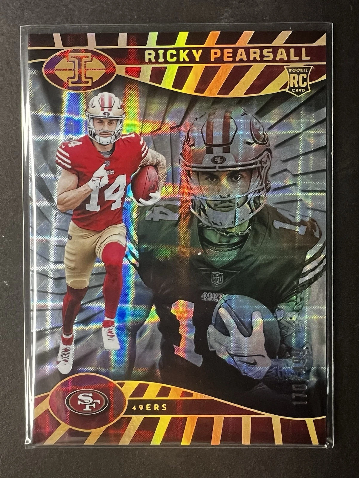 Ricky Pearsall 2024 Illusions Football RC #78 Mirror SP 142/499 SF 49ers BS4
