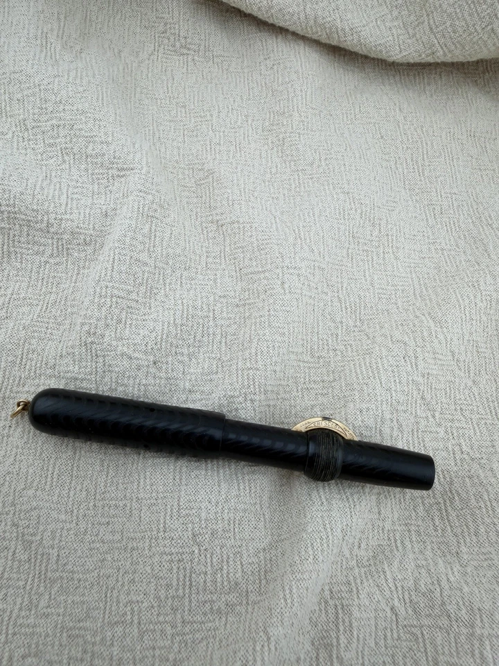 Conklin Cresent Anillo de Relleno Top Chaleco Pluma Estilográfica 4.5" 14K Nuevo en Caja Tapón de Tornillo USADO Foto 2 de 4