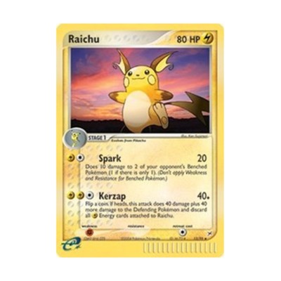 Pokemon Team Magma vs Team Aqua Raichu (R) #13 NM