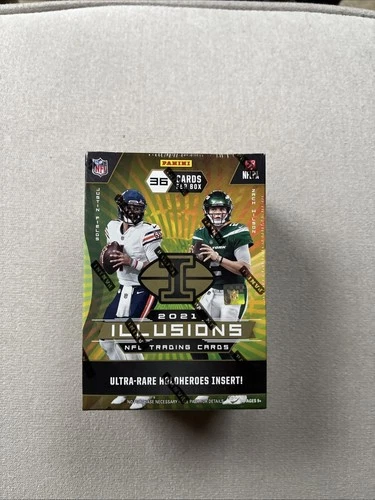 2021 Panini Illusions NFL Football Blaster Box 36 Cards Sealed Holoheroes?