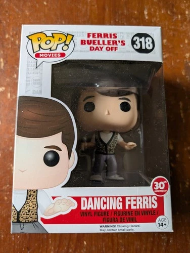 Funko POP! Movies Ferris Bueller Dancing Ferris #318 Vinyl Figure DAMAGED BOX