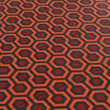 Horror Film Carpet (Shining) - Custom Printed 6x6 Tile made with LEGO part, B3 C