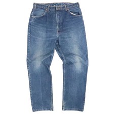 Vintage Levi Strauss  Co. 619 Denim Jeans Pants Size 36 X 34 Orange Tab
