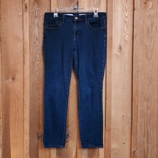 Anthropologie Pilcro  Letterpress Mid Rise Cropped Ankle Jeans, Size 30, Blue