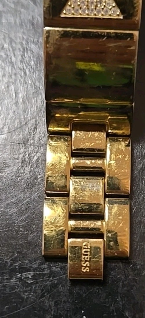 GUESS Q&A Stainless Steel Watch with Swarovski Crystals View 6