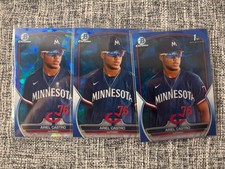 ARIEL CASTRO 2023 Bowman Chrome Sapphire 1st LOT OF 3 Twins