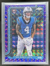2025 Topps Chrome Tetairoa McMillan Rookie Purple Geometric Refractor RC #/75