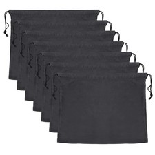7 Pcs Dust Bags for Handbags 23.6x19.7 inch Purse Storage with Drawstring Black