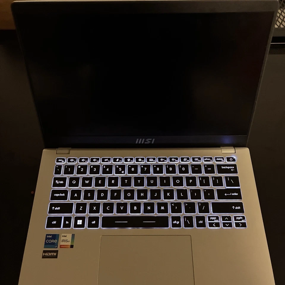 MSI Modern 14 C12M-222AU I7-1255U 16GB 512GB SSD WIFI BT HDMI USB-C FHD 14" W11 - image 2 of 4