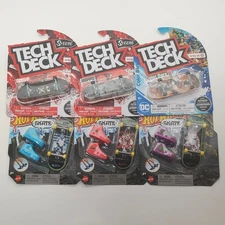 Mixed Lot Of 6 Tech Deck Fingerboard Skateboard TMNT, Target Exclusive, Cyborg 