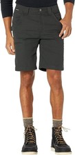 NWT Wolverine Guardian Cotton Utility Work Shorts 10" Onyx Black Fitted W42 L10