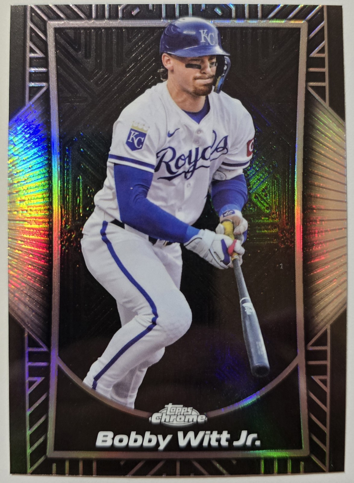 2025 #se-10 Bobby Witt Jr Topps Chrome Black Shadow Etch Kansas City Royals...