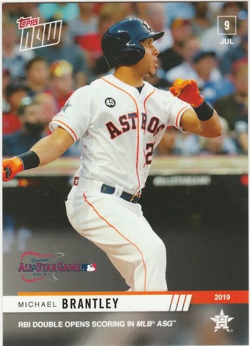 2019 Topps Now 495 Michael Brantley