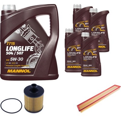 Inspektionspaket MANNOL Longlife 5W-30 9L für Porsche Panamera 4.0 4S