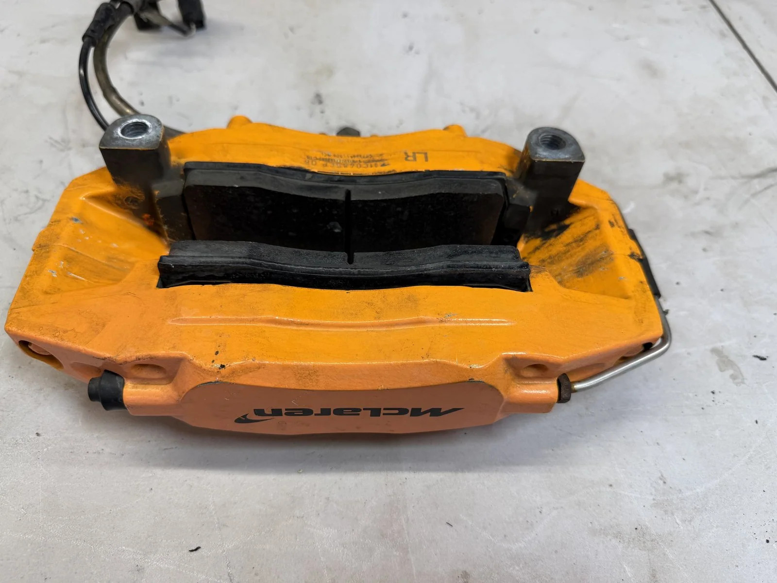 McLaren 570S 2016-2021 Rear Left Brake caliper Orange P/N 11C0485CP