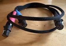 Remote Audio TA5F to Dual TA3F Audio Cable 18in Lectrosonics Zaxcom Mixer