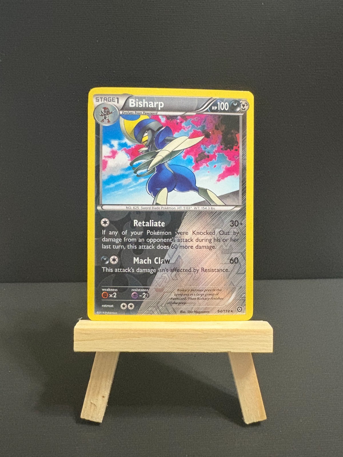 Bisharp 64/114 XY-Steam Siege Reverse Holo LP