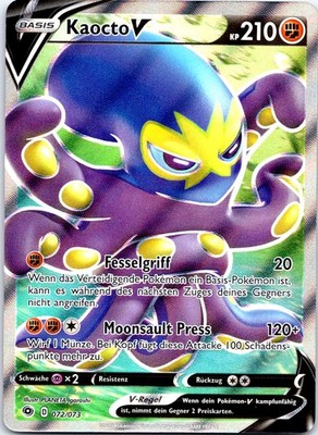 Kaocto V Weg des Champs 72 deutsch Pokemon Karte